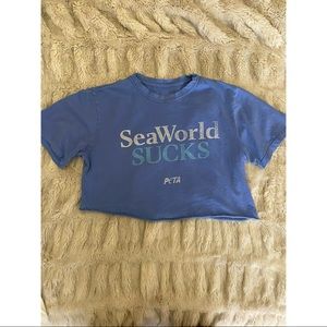 *SEAWORLD SUCKS Crop Top*